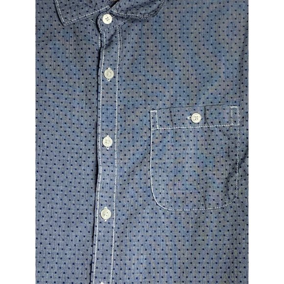 Michael Brandon Button Up Flip Cuff Dress Shirt Mens Small - Picture 2 of 6